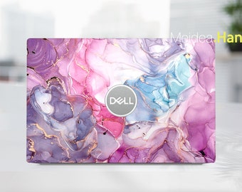 Dell Latitude Laptop Skin Personalized Customizable Colorful Marble Painting Vinyl for Xps Latitude Inspiron Vostro Precision