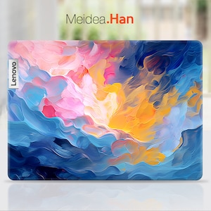 Laptop Skin Protect Lenovo Legion Custom Decal Personalised Gifts Colorful Oil Painting Designs For Yoga Legion Thinkpad Thinkbook Ideapad