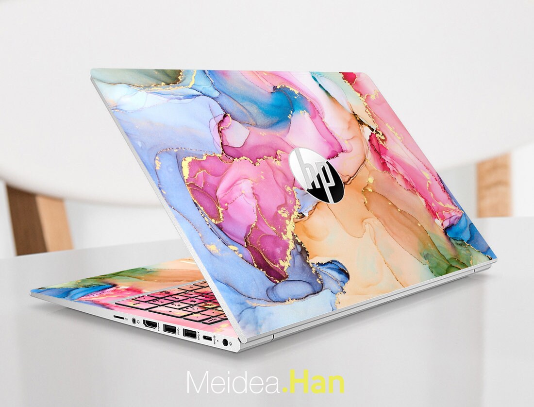 Hp Laptop Skin Hp Probook 450 G7 Personalized Customizable Watercolor ...