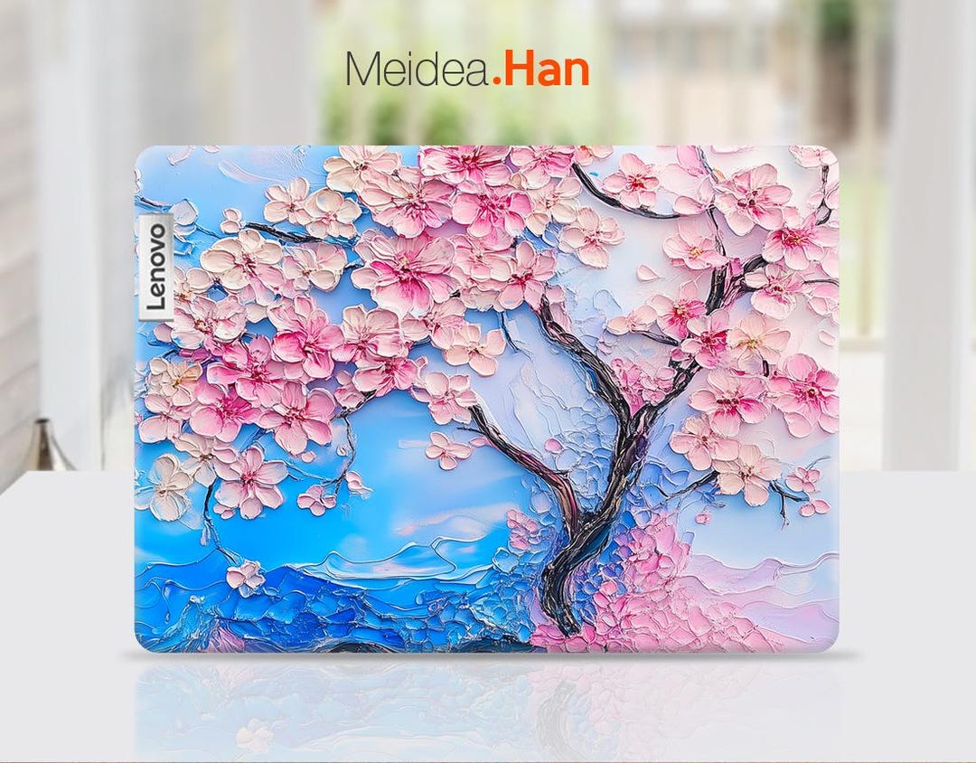 Lenovo Laptop Skin Protect Custom Vinyl Decal Personalized Sticker Pink ...