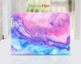 Lenovo Laptop Skins Benutzerdefinierte Vinyl Aufkleber Personalisierung Abstrakt lila Himmel Design für Legion Yoga Thinkpad Thinkbook Notepad Serie