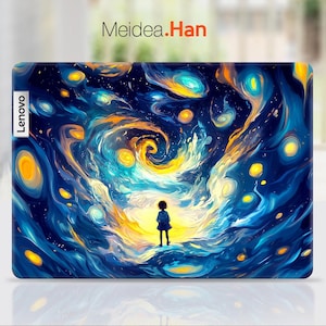 Lenovo  Sticker Yoga 7 Laptop Skin Personalized Gift Abstract Art Design Vinyl Decal for Lenovo Slim Legion Ideapad Yoga Thinkbook Thinkpad