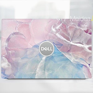 Personalized Dell Xps 15 Laptop Skins Decal Colorful Marble Texture Customizable Vinyl Decal for Xps Latitude Inspiron Vostro Precision