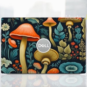 Laptop Accessories Dell Latitude Skins Personalization Gifts Mushroom Unique Gift for Xps Latitude Inspiron Alienware Precison