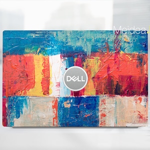 Dell Xps 15 9500 Skin Personalized customizable abstract oil painting Vinyl Sticker for XPS Latitude Inspiron Vostro Alienware Precision