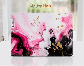 Lenovo Thinkpadスキンシール パーソナルコンピュータ ピンク マーブル
