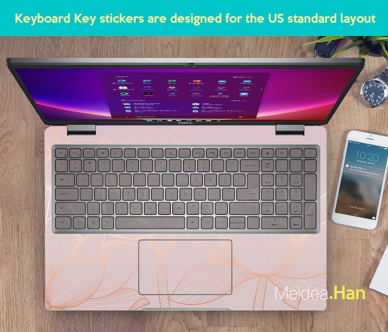 Hp 17 Inch Laptop Skin Personalized Decal Customizable Abstract Texture ...