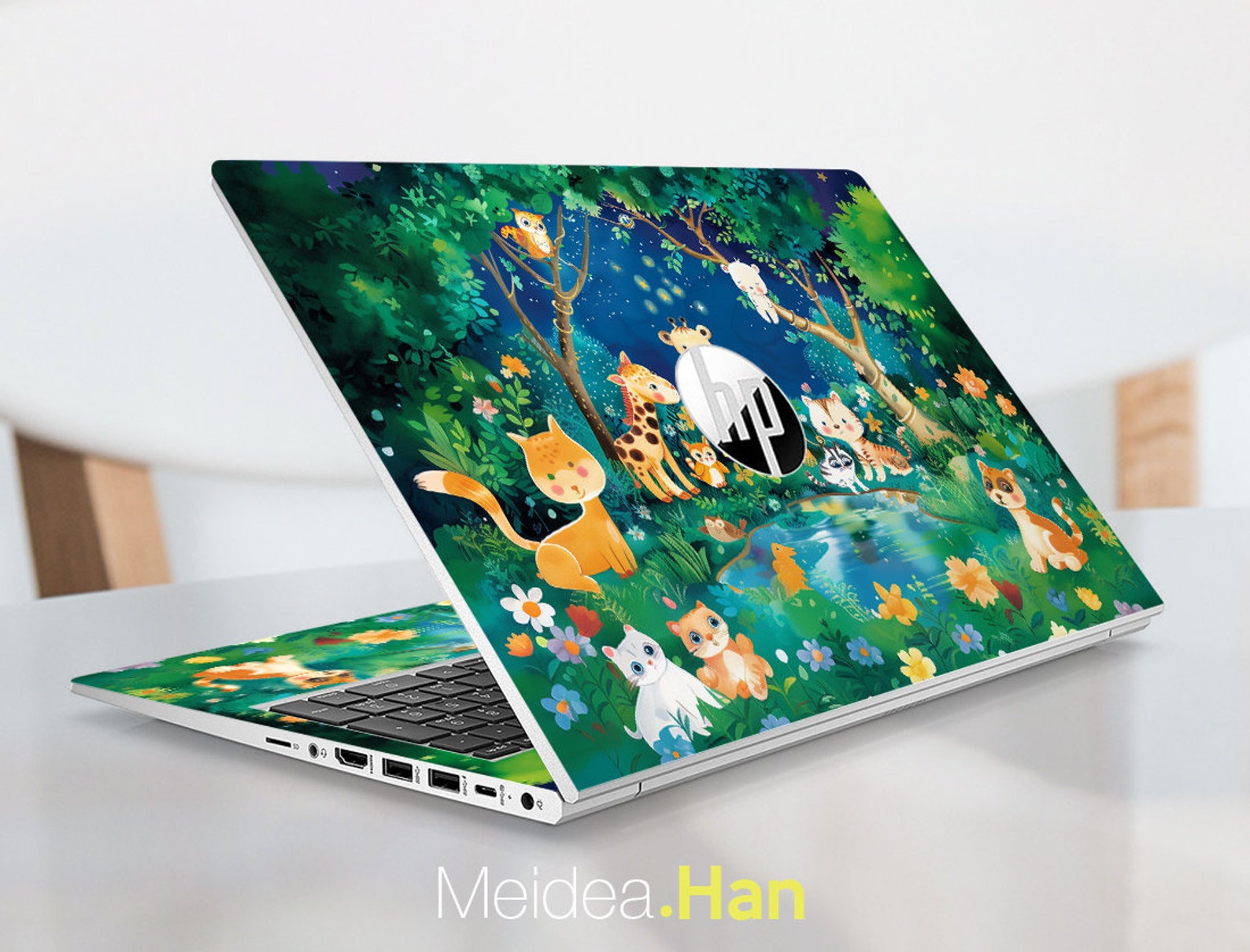 Hp Laptop Skin 15 Inch Sticker Personalized Customizable Cute Little ...