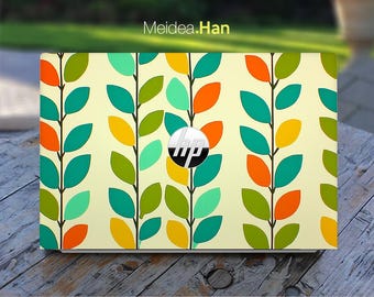 Hp Laptop Skin Yoga Slim 7 14 Skin Surface Aufkleber Benutzerdefinierte Buntes Pflanzendesign Vinyl für Spectre Envy Pavilion Victus Omen Elite Probook