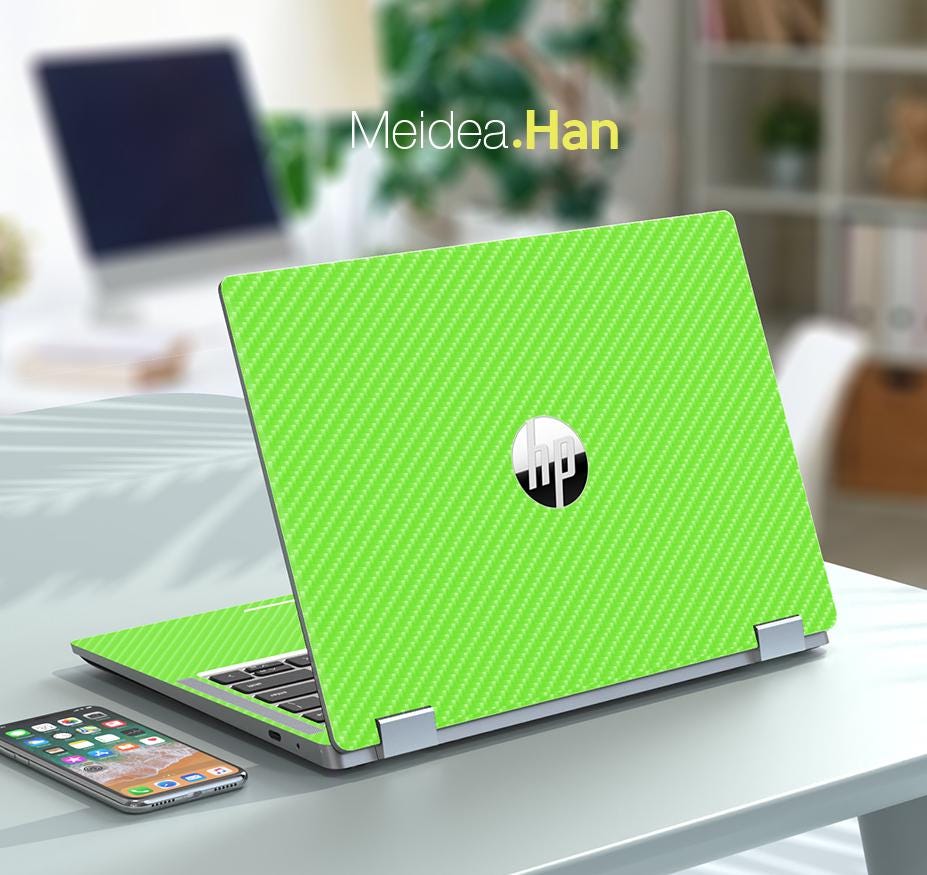 Carbon Fiber Skin Laptop Accessories Solid Color Hp Laptop Skin ...