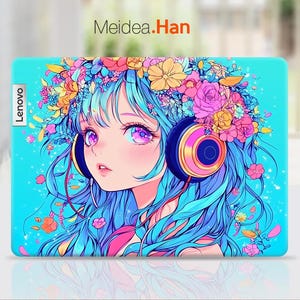 Thinkpad E16 Gen 2 Laptop Skin Personalized Beauty Design Vinyl Sticker Gift for Her For Lenovo Slim Legion Ideapad Yoga Thinkbook Thinkpad