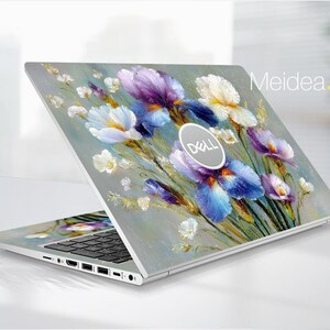 Dell Laptop Insipiron 3530 Sticker Waterproof Decal Custom Beautiful Flower Design Gift for Women for Xps Latitude Inspiron Vostro Precision