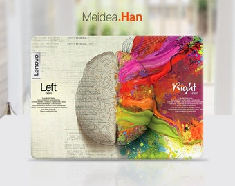 Lenovo Notepad Haut personalisierte Geschenk für Jungen Freund Links Rechts Gehirn Vinyl Aufkleber für Lenovo Slim Legion Lotus