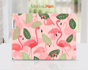 Lenovo laptop skin ThinkPad sticker gepersonaliseerd aanpasbaar roze flamingo art design voor Lenovo Slim Legion Ideapad Yoga Thinkbook Thinkpad