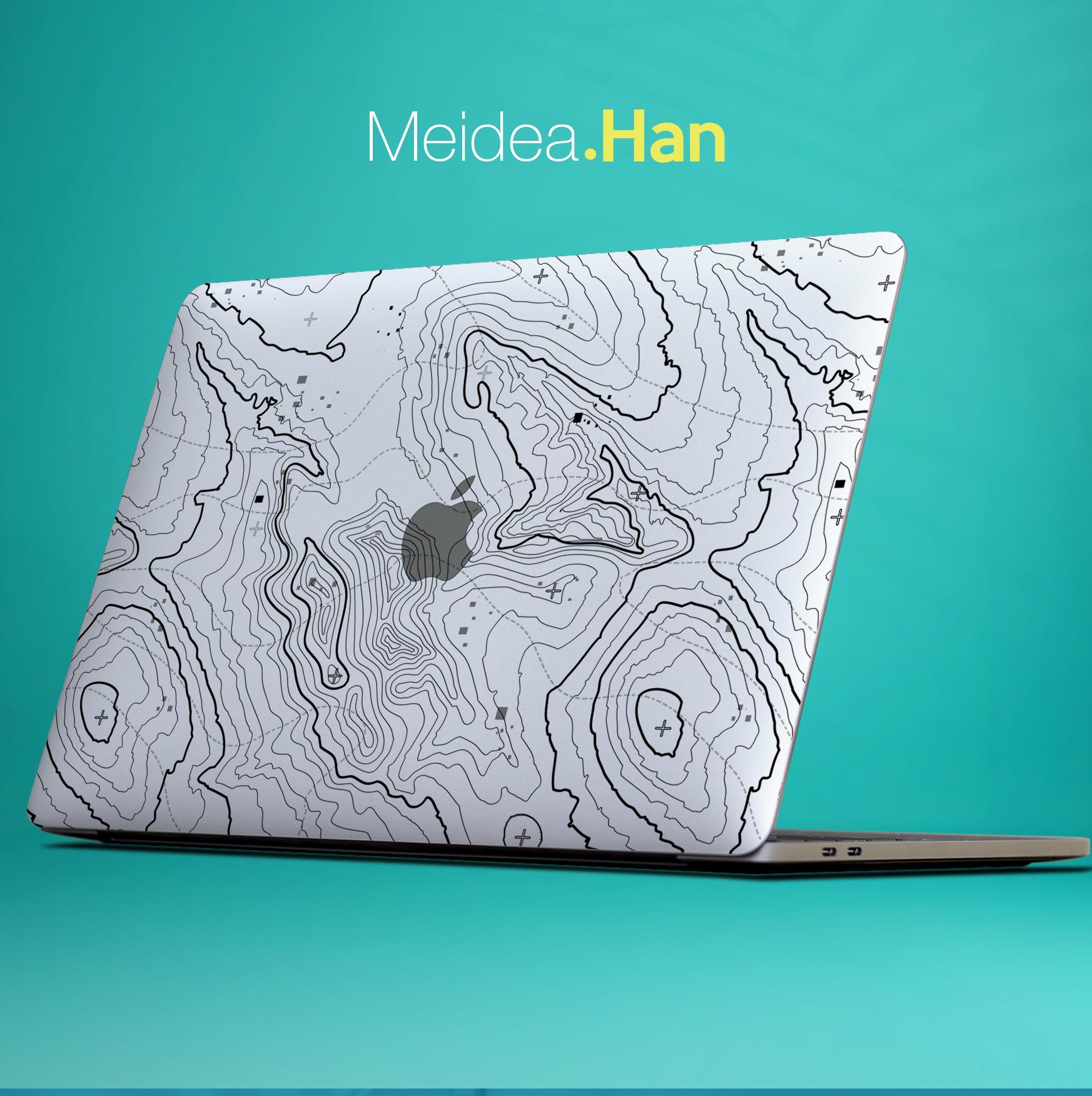 Skin Decal Itsaskin Pour MacBook Air 13 Pouces – Violet Lune Galaxy – Neuf
