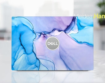 Dell Xps Laptop Skin, Precision 5530 Skin, Pre-Cut Personalized Handmade Gift Blue Pattern Vinyl for Xps Latitude Inspiron Vostro Precision