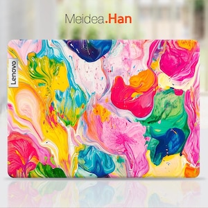 P14s Gen 5 Laptop Skin Lenovo Decal Protection Custom Sticker Colorful Abstract Art Design for Legion Yoga Slim Thinkpad Thinkbook Ideapad