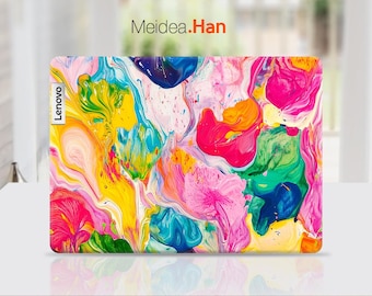 Adhesivo protector para portátil Lenovo P14s Gen 5, diseño abstracto colorido, para Legion Yoga Slim Thinkpad Thinkbook Ideapad
