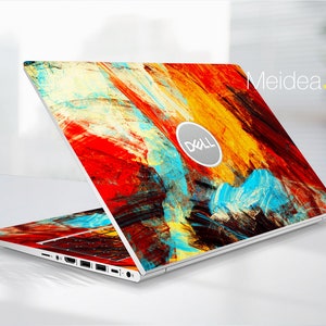 Dell Laptop Skin Inspiron 14 Personalized Customizable Red Marble Vinyl  Gifts For Her For Xps Latitude Inspiron Vostro Alienware Precision