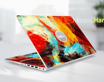 Dell Laptop Skin Inspiron 14 Personalized Customizable Red Marble Vinyl  Gifts For Her For Xps Latitude Inspiron Vostro Alienware Precision