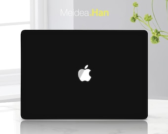 Black Matte Skin Macbook Laptop Skin Protect Personalize Unique Gift For Women Mac Stylish Mac Protector Custom Decal Apple Skin Art Display