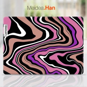 Lenovo Legion 5 Skins, Personalized Gift Pink Curve Vinyl Decal for Lenovo Slim Legion Ideapad Yoga Thinkbook Thinkpad