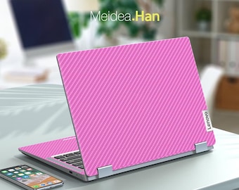 Carbon Fiber Skin Laptop Accessories Lenovo Solid Color Skin Yoga Vinyl Decal Personalized Gift for Lenovo Legion Thinkpad Thinkbook Ideapad