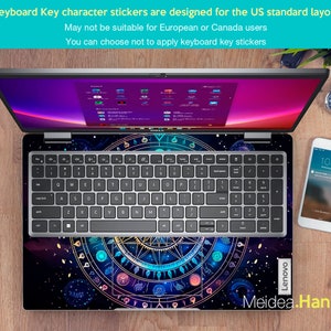 Custom Laptop Skins Lenovo Decals Personalization Astrology patterns divinatory art Designs For Legion Yoga Thinkpad Thinkbook Ideapad image 5