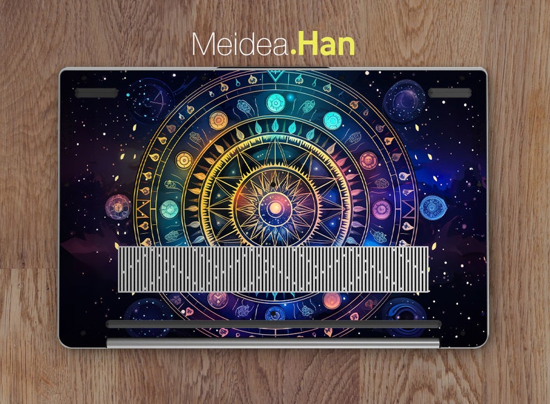 Custom Laptop Skins Lenovo Decals Personalization Astrology patterns divinatory art Designs For Legion Yoga Thinkpad Thinkbook Ideapad image 6