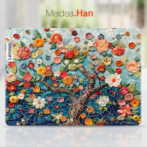 Lenovo Laptop Skin Personalized Customizable Pink Abstract Art Flower Design Sticker for Lenovo Slim Legion Ideapad Yoga Thinkbook Thinkpad