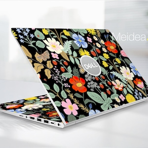 Dell Laptop Skins Latitude 5520 Personalized Customizable Flowers Fine Art Vinyl Gift For Women For Xps Latitude Inspiron Vostro Precision