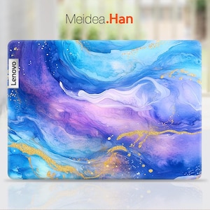 Protectant Laptop Custom Skin Lenovo Accessorie Vinyl Decal Personalization Marble Texture Design for Legion Yoga Thinkpad Thinkbook Ideapad