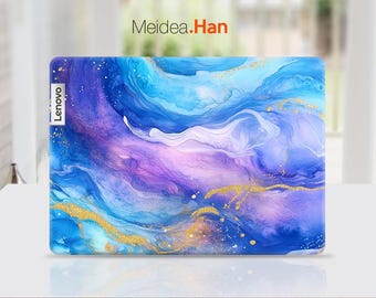 Protectant Laptop Custom Skin Lenovo Accessorie Vinyl Decal Personalization Marble Texture Design for Legion Yoga Thinkpad Thinkbook Ideapad