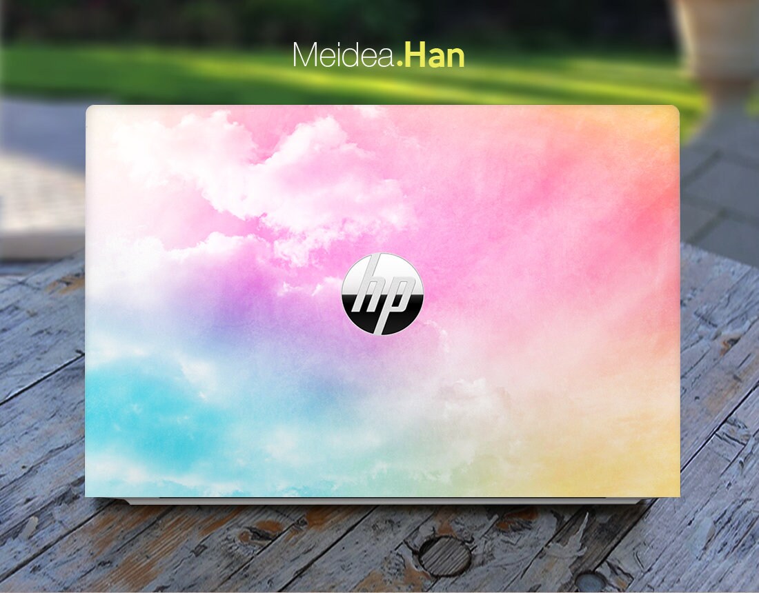 Laptop Skins For Hp 15.6 Inch Watercolor Painting Personalized Vinyl Gift For Women For Spectre Envy Pavilion Victus Omen Elite Probook