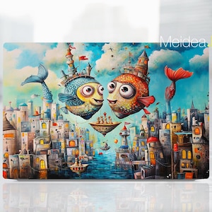 Dell Skin Protect Laptop Sticker Custom Decal Cartoon Abstract Design Gift for Children for Xps Latitude Inspiron Vostro Alienware Precision