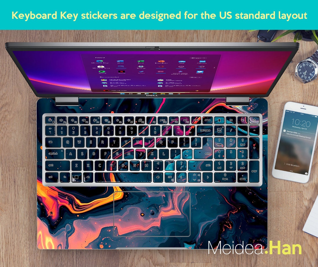 Laptop Haut zu schützen Dell Precison Vinyl Aufkleber anpassbare ...