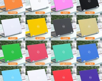 Matt Solid Color Skin Dell Sticker Accessorie Skin Laptop Decal Personalized Gift Unique Design for Xps Latitude Inspiron Alienware Precison