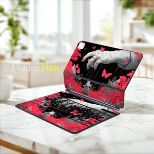 Custom iPad Keyboard Skin Personalization Marionette Design Back to School Gift for Magic Keyboard Smart Keyboard Folio Magic Keyboard Folio