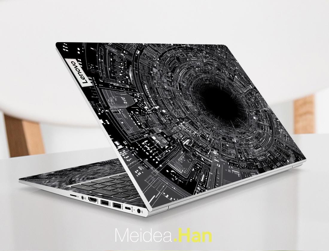 Lenovo IP Slim 3 Chrome 14M868 Personalized Gift Black Hole Design
