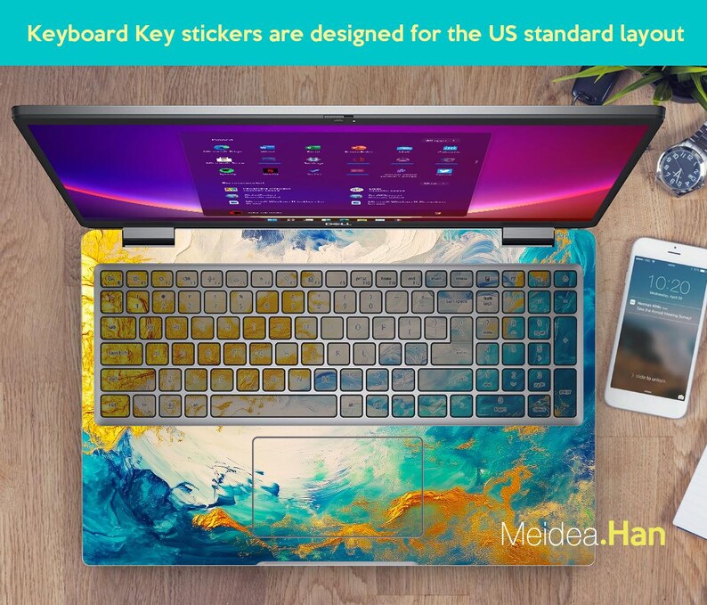 Hp Featurebyte Sticker Hp Omnibook Protective Skin Laptop Decal Custom Sticker Fantasy Planet ...