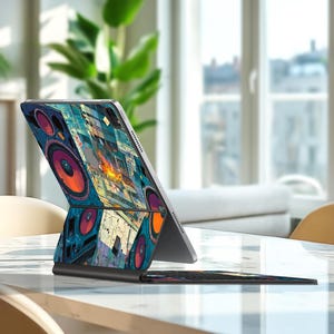 Ipad 11 Inch Skin Smart Protective Film Giant Speaker Design for Teen Magic Keyboard Smart Keyboard Skin Smart Folio Magic Keyboard Decal