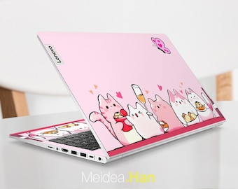 Lenovo Yoga Slim 7 ノートパソコン用デカール ホワイト スモール