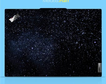 Autocollant pour ordinateur portable X1 Carbon Gen 13, film de protection pour ordinateur portable, ciel étoilé romantique, autocollant en vinyle pour Slim Legion Ideapad Yoga Thinkbook Thinkpad