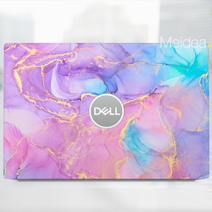 dell laptop latitude 5410 inspiron 13 skin colorful watercolor marble Vinyl Sticker for XPS Latitude Inspiron Vostro Alienware Precision