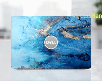 Dell Inspiron 15 Skin 3511 - Cadeau personnalisé en vinyle bleu Mable personnalisable pour elle pour XPS Latitude Inspiron Vostro Alienware Precision