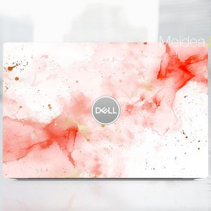 Dell Accessorie Latitude E7470 Laptop Skin Geschenk für Sie Personalisiertes Geschenk Roter Marmor Design Vinyl für Xps Latitude Inspiron Vostro Präzision
