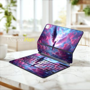 Magic Keyboard Skin Personalized Angel Pattern Custom Gift for Magic Keyboard Smart Keyboard Folio Magic Keyboard Folio
