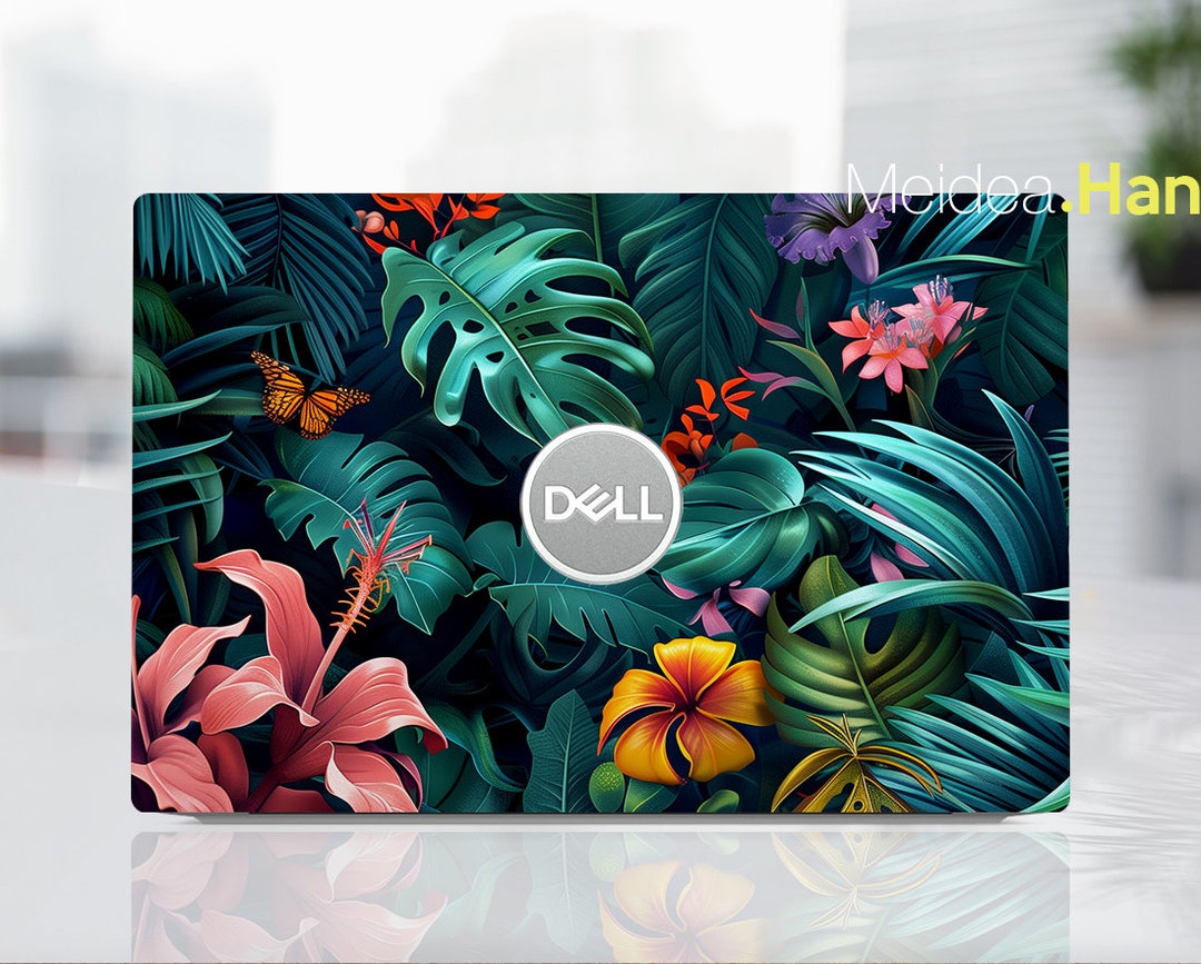 Dell Laptop Skins Gifts for Mom Personalized Gifts Nature Green Plants ...