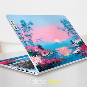 Legion Slim 5 14APH8 Laptop Skin Keyboard Protective Film Dream Scenery Vinyl Sticker for Lenovo Slim Legion Ideapad Yoga Thinkbook Thinkpad