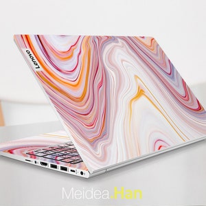 Lenovo Laptop Skins ThinkPad E15 Personalized Customizable Pink Vinyl Gift For Women For Lenovo Slim Legion Ideapad Yoga Thinkbook Thinkpad